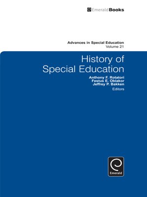 cover image of Advances in Special Education, Volumne 21